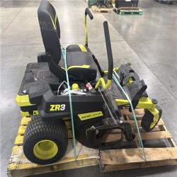 CALIFORNIA AS-IS RYOBI ZR3 80v BRUSHLESS SIT DOWN MOWER