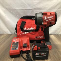 AS-IS Milwaukee FUEL 18V Lithium-Ion Brushless Cordless 1/2 in. Impact Wrench w/Friction Ring Kit