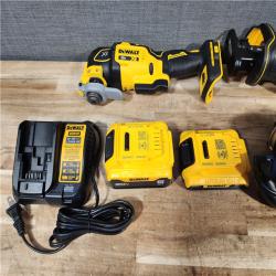 HOUSTON LOCATION - AS - IS DEWALT 4 TOOL COMBO KIT W/ (2) BATTERY & CHARGER