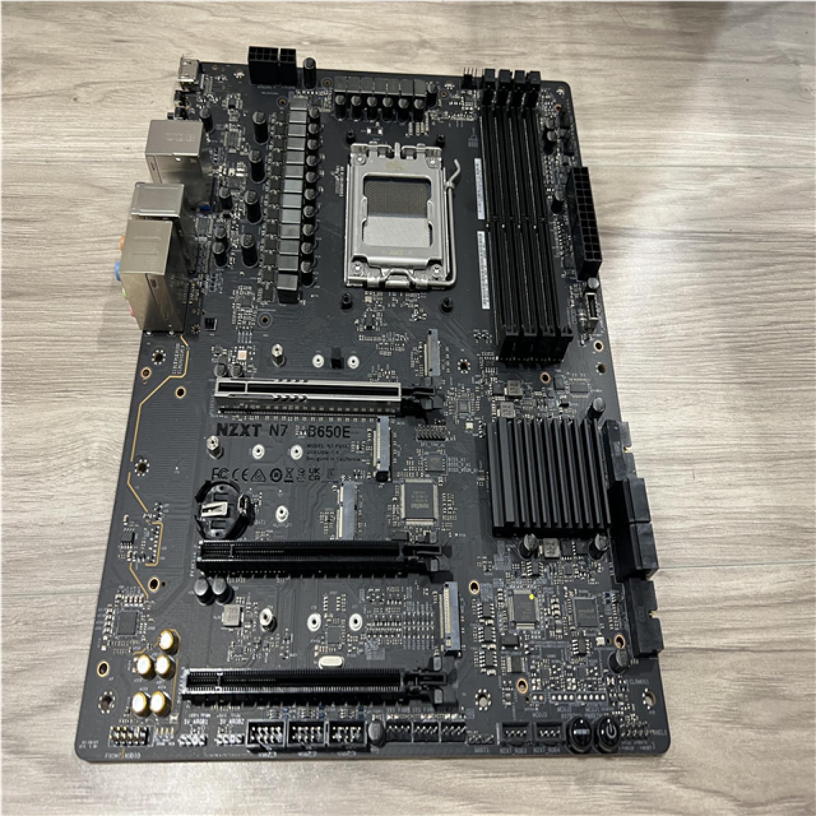 AS-IS  NZXT N7 B650E AMD Motherboard with Wi-Fi and NZXT CAM Features