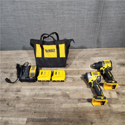 HOUSTON LOCATION - AS-IS DEWALT 2 TOOL COMBO KIT W/ (2) BATTERY & CHARGER