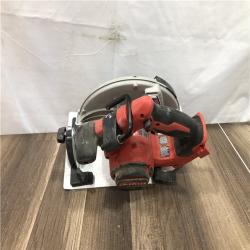 AS-IS Milwaukee 18V Lithium-Ion Brushless Cordless 7-1/4 in. Circular Saw (Tool-Only)