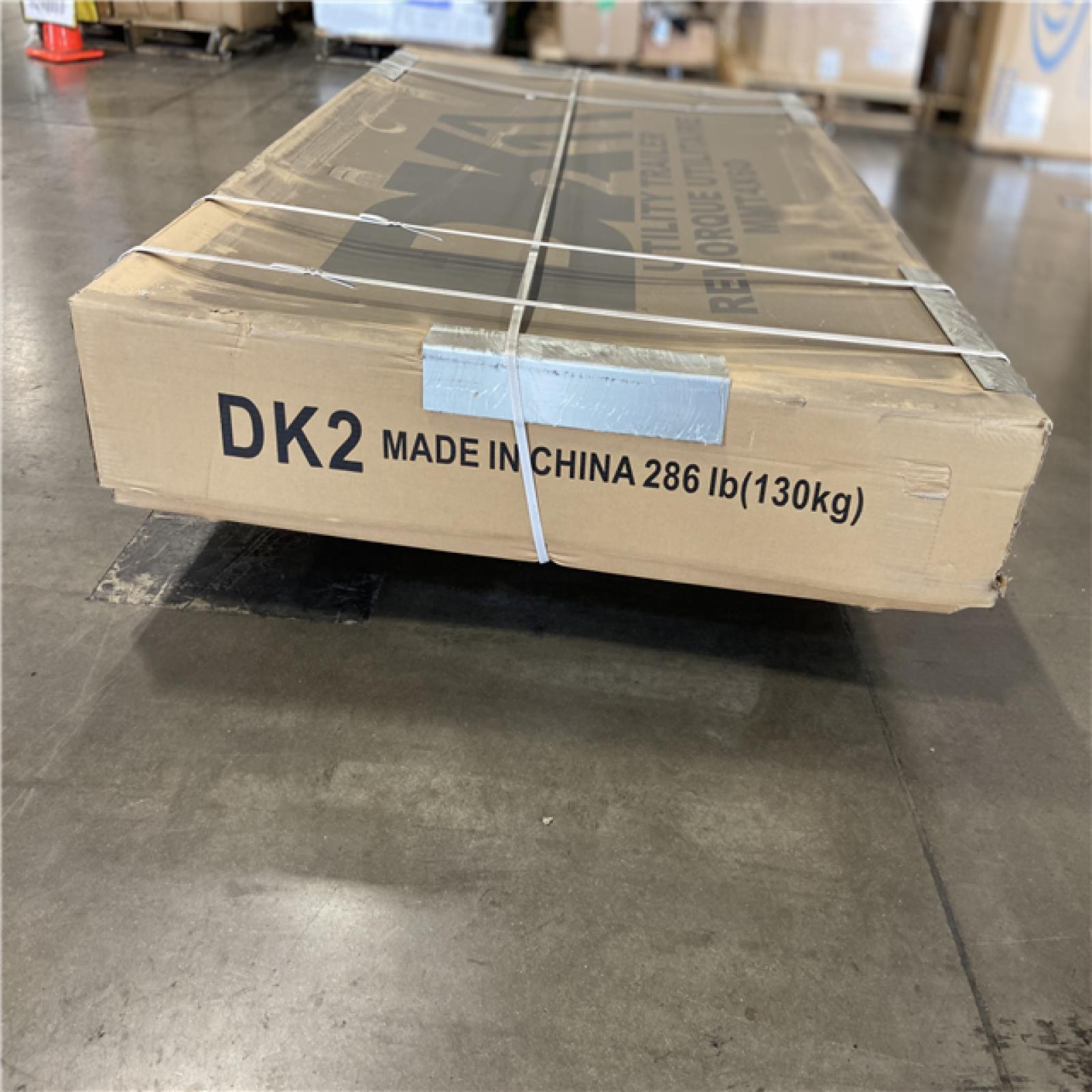 DALLAS LOCATION - DK2 by Marlon MMT4X6O 4 ft. x 6 ft. Single Axle Open Rail Utility Trailer | 1,314-lb Capacity with Ramp Gate