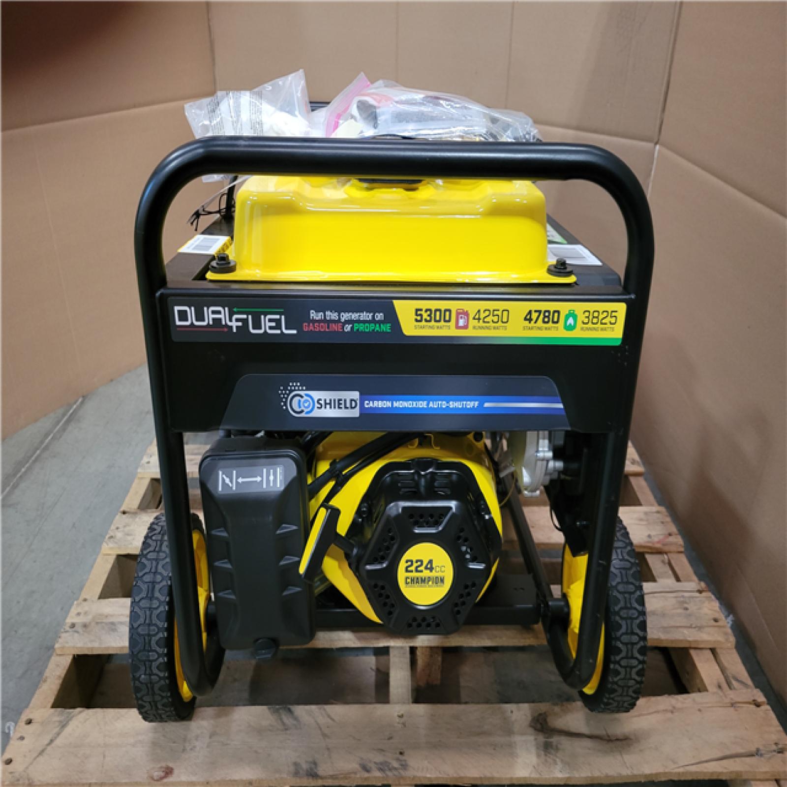 CALIFORNIA AS-IS CHAMPION PORTABLE GENERATOR