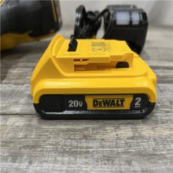 AS-IS DEWALT 20V MAX XR Lithium-Ion Cordless 18-Gauge Narrow Crown Stapler Kit