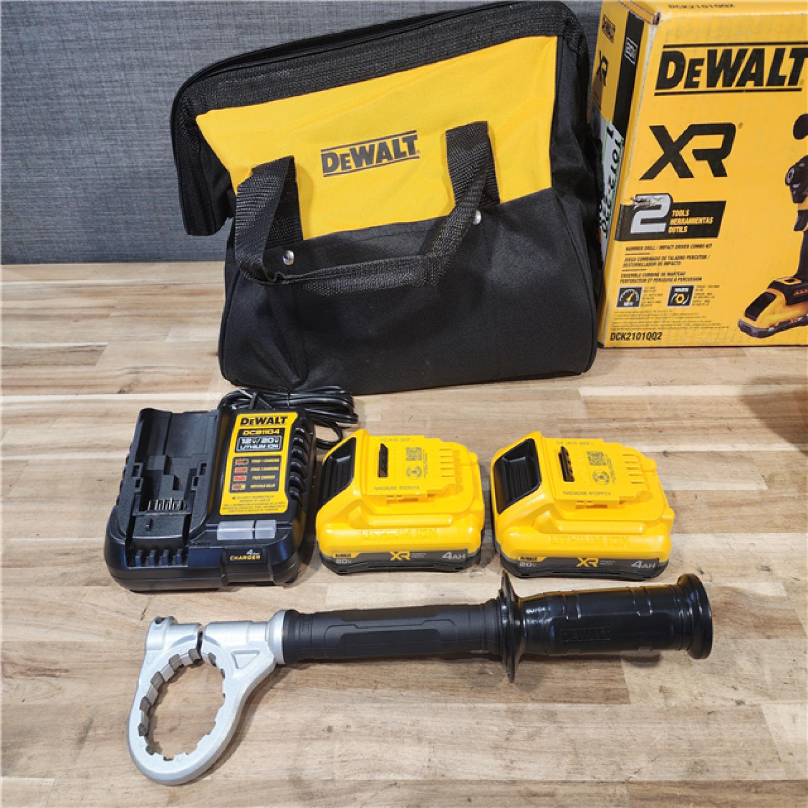 HOUSTON LOCATION - AS-IS DEWALT 20V MAX Lithium-Ion Cordless 2-Tool Combo Kit