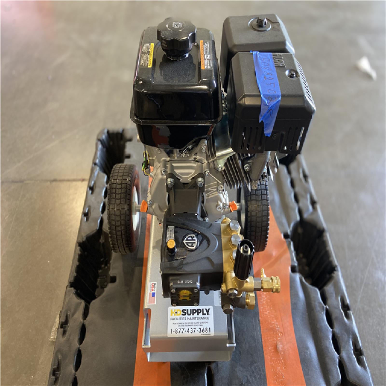 DALLAS LOCATION- AS-IS MI-T-M Gas-Powered Pressure Washer: Heavy Duty, Cart, 4,200 psi, 3.4 gpm