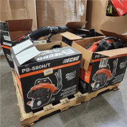 Dallas Location - As-Is Echo PB-580T 58.2 CC Back Pack Blower  (Lot Of 4)