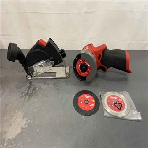 AS-IS - Milwaukee M12 FUEL 12V Lithium-Ion Brushless Cordless 3 in. Cut Off Saw