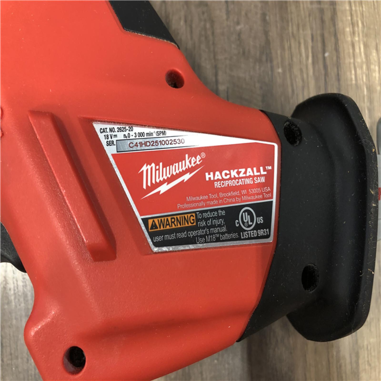 AS-IS Milwaukee 18V Lithium-Ion Cordless HACKZALL Reciprocating Saw (Tool-Only)