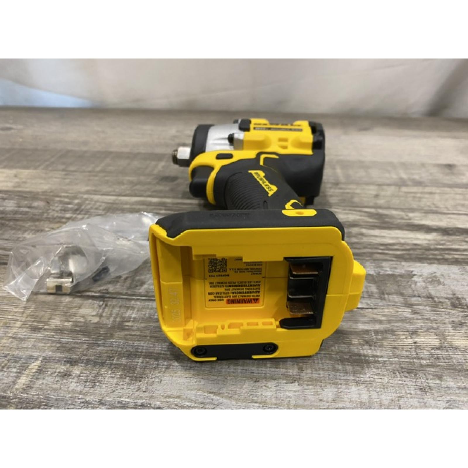 AS-IS DEWALT ATOMIC 20V MAX Cordless Brushless 1/2 in. Variable Speed Impact Wrench (Tool Only)