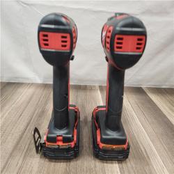 AS-IS- Milwaukee 18V Cordless Brushed 2-Tool Drill/Driver and Impact Driver Kit