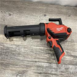 AS-IS Milwaukee 12V Lithium-Ion Cordless 10 oz. Adhesive and Caulk Gun (Tool-Only)