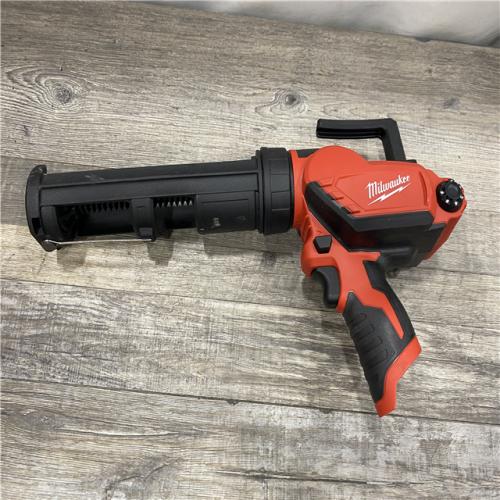 AS-IS Milwaukee 12V Lithium-Ion Cordless 10 oz. Adhesive and Caulk Gun (Tool-Only)