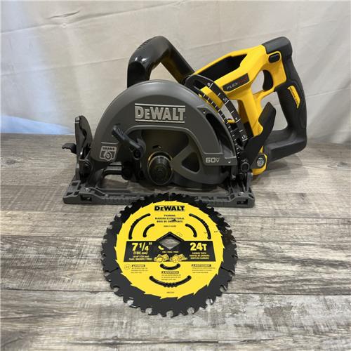 AS-IS DEWALT FLEXVOLT 60V MAX Cordless Brushless 7-1/4 in. Wormdrive Style Circular Saw (Tool Only)