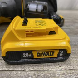 AS-IS DEWALT 20V MAX XR 16-Gauge Electric Cordless Angled Finishing Nailer Kit