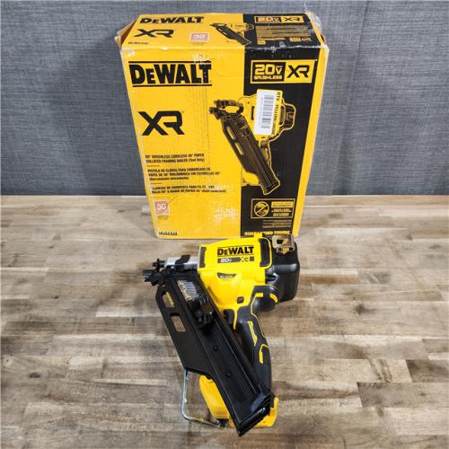 HOUSTON LOCATION - AS-IS DEWALT 20-Volt 30° Cordless Framing Nailer (Tool-Only)