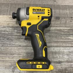 AS-IS DEWALT Atomic 20V Max Lithium-Ion Brushless Cordless Compact 1/4 in. Impact Driver Kit