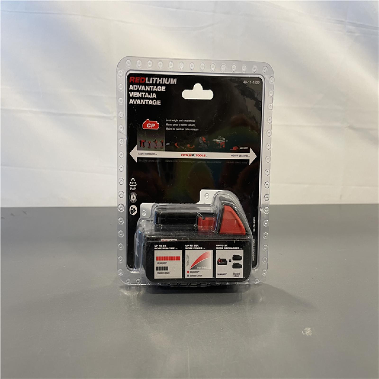 NEW! - Milwaukee 18V Lithium 2.0 Battery Pack