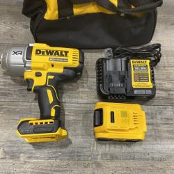 AS-IS DEWALT 20V MAX Lithium-Ion Cordless 1/2 in. Impact Wrench Kit