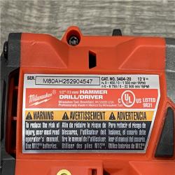 AS-IS Milwaukee FUEL 12-Volt Lithium-Ion Brushless Cordless Hammer Drill and Impact Driver Combo Kit