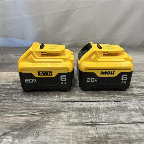 AS-IS DEWALT 20V MAX Lithium-Ion 6.0Ah Battery (2-Pack)