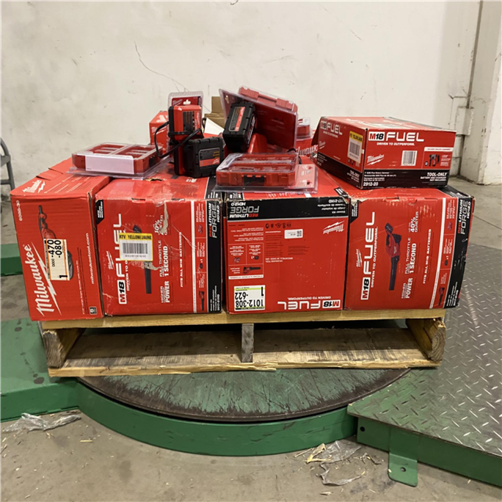 Dallas Location - As-Is MILWAUKEE Tool Pallet
