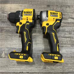 AS-IS DEWALT ATOMIC 20-Volt MAX Lithium-Ion Cordless Combo Kit