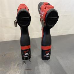 AS-IS - Milwaukee M12 12-Volt Lithium-Ion Brushless Cordless Subcompact Drill and Impact Driver Combo Kit