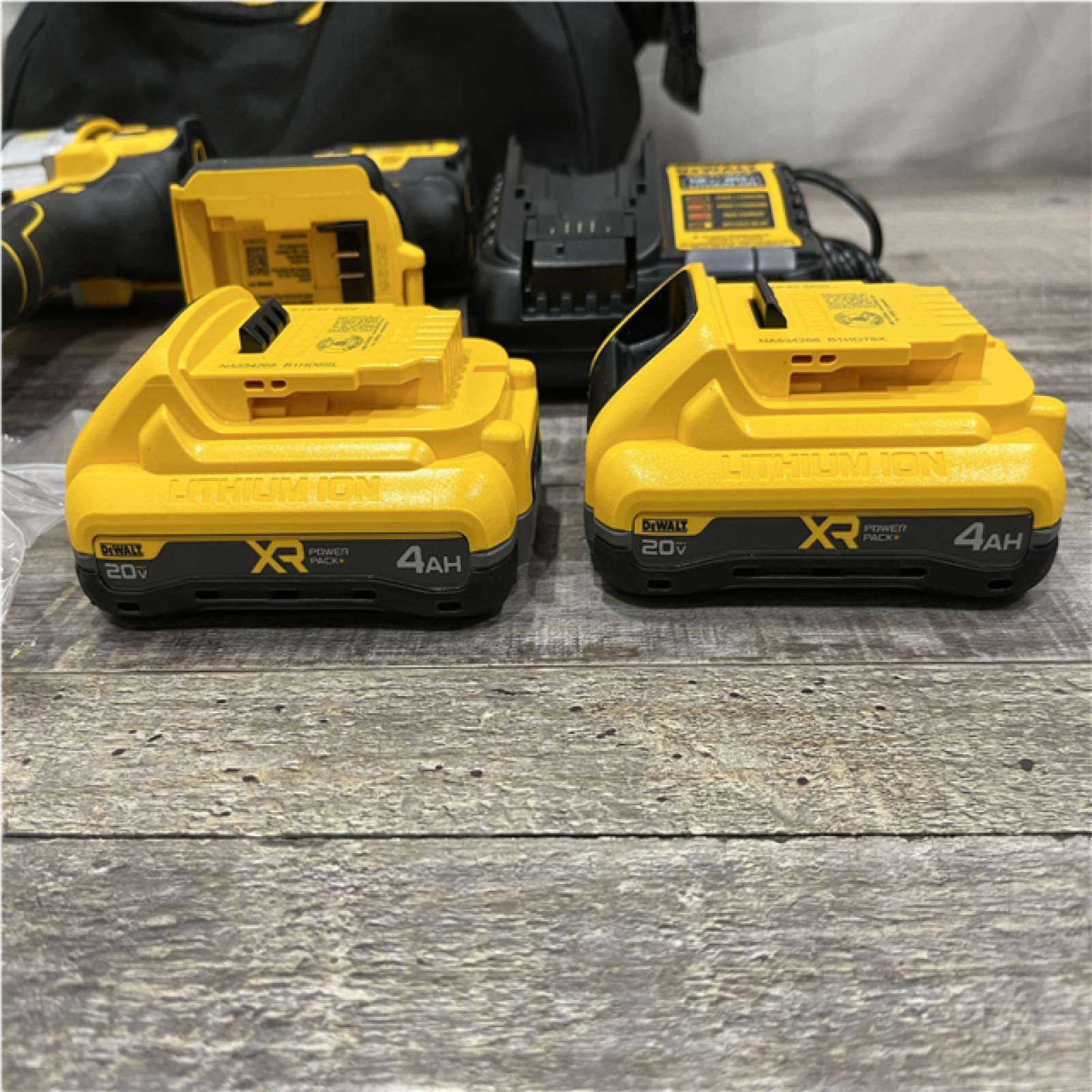 AS-IS DEWALT 20V XR Lithium-Ion Cordless Brushless 1/2 in. Drill/Driver Kit