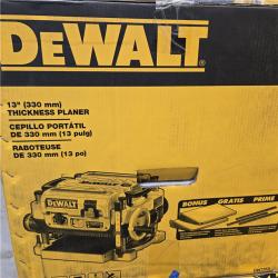 NEW- DEWALT 13 2 Speed 3-Knife Thickness Planer