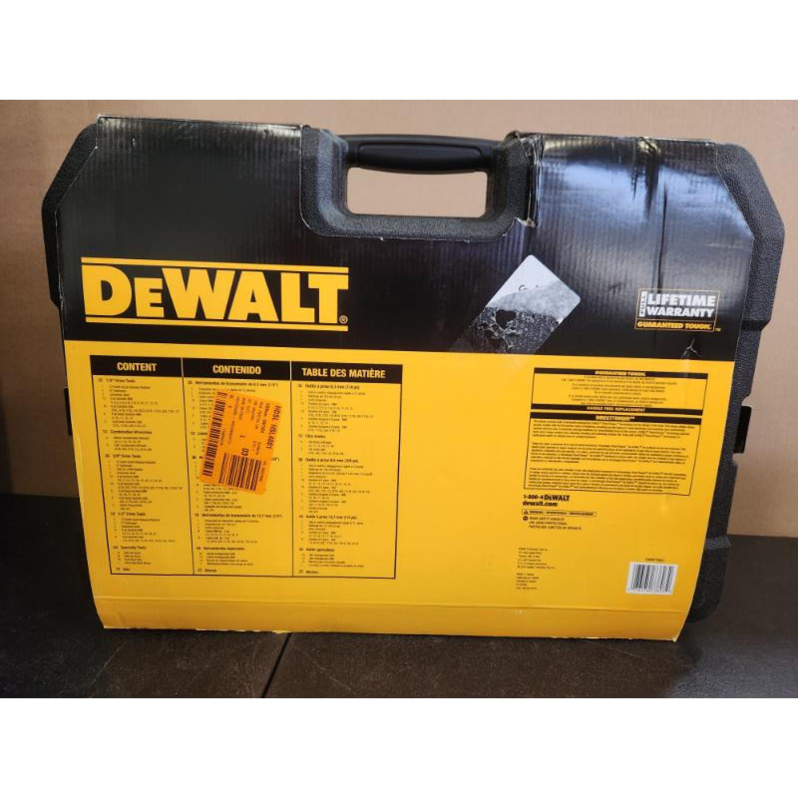 Phoenix NEW DEWALT 1/4 in.  3/8 in. and ½ in. Drive Polished Chrome Mechanics Tool Set (168-Piece)