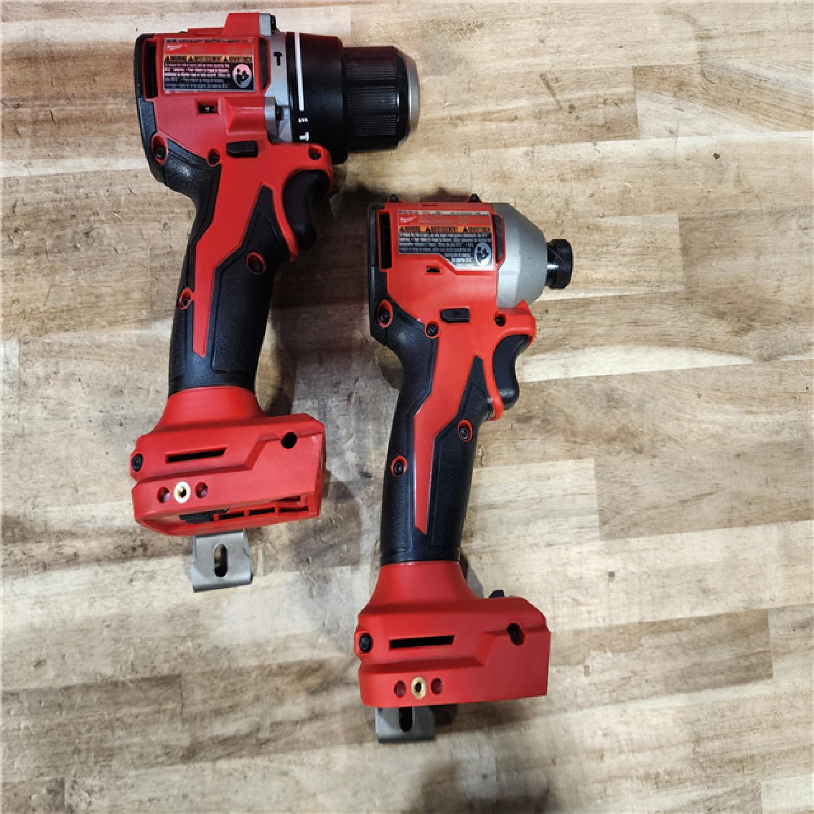 HOUSTON LOCATION - AS-IS Milwaukee 18-Volt Lithium-Ion Brushless Cordless Compact Hammer Drill/Impact Combo Kit