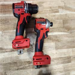 HOUSTON LOCATION - AS-IS Milwaukee 18-Volt Lithium-Ion Brushless Cordless Compact Hammer Drill/Impact Combo Kit