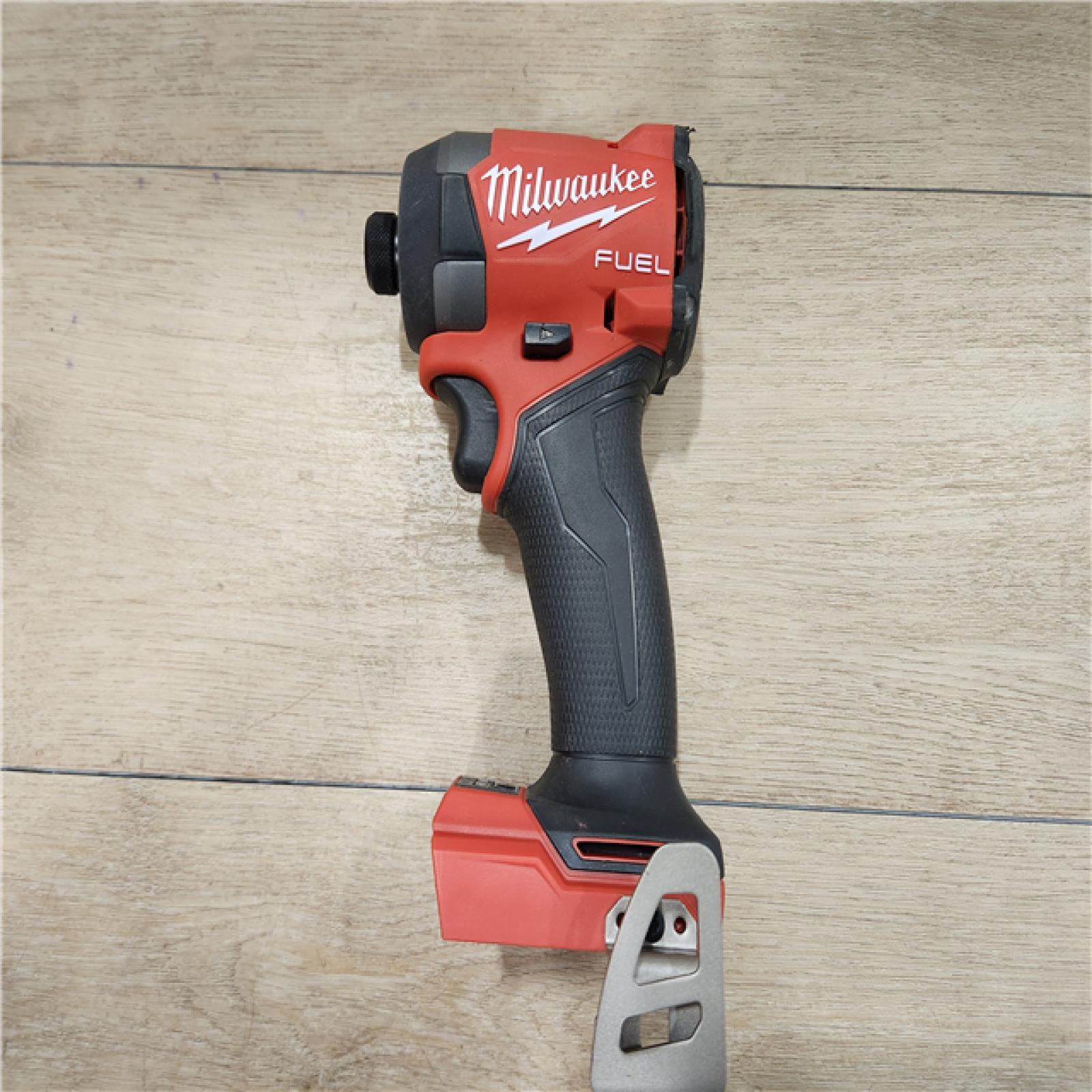 AS-IS- Milwaukee FUEL 18V Lithium-Ion Brushless Cordless 1/4 in. Hex Impact Driver (Tool-Only)