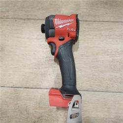 AS-IS- Milwaukee FUEL 18V Lithium-Ion Brushless Cordless 1/4 in. Hex Impact Driver (Tool-Only)