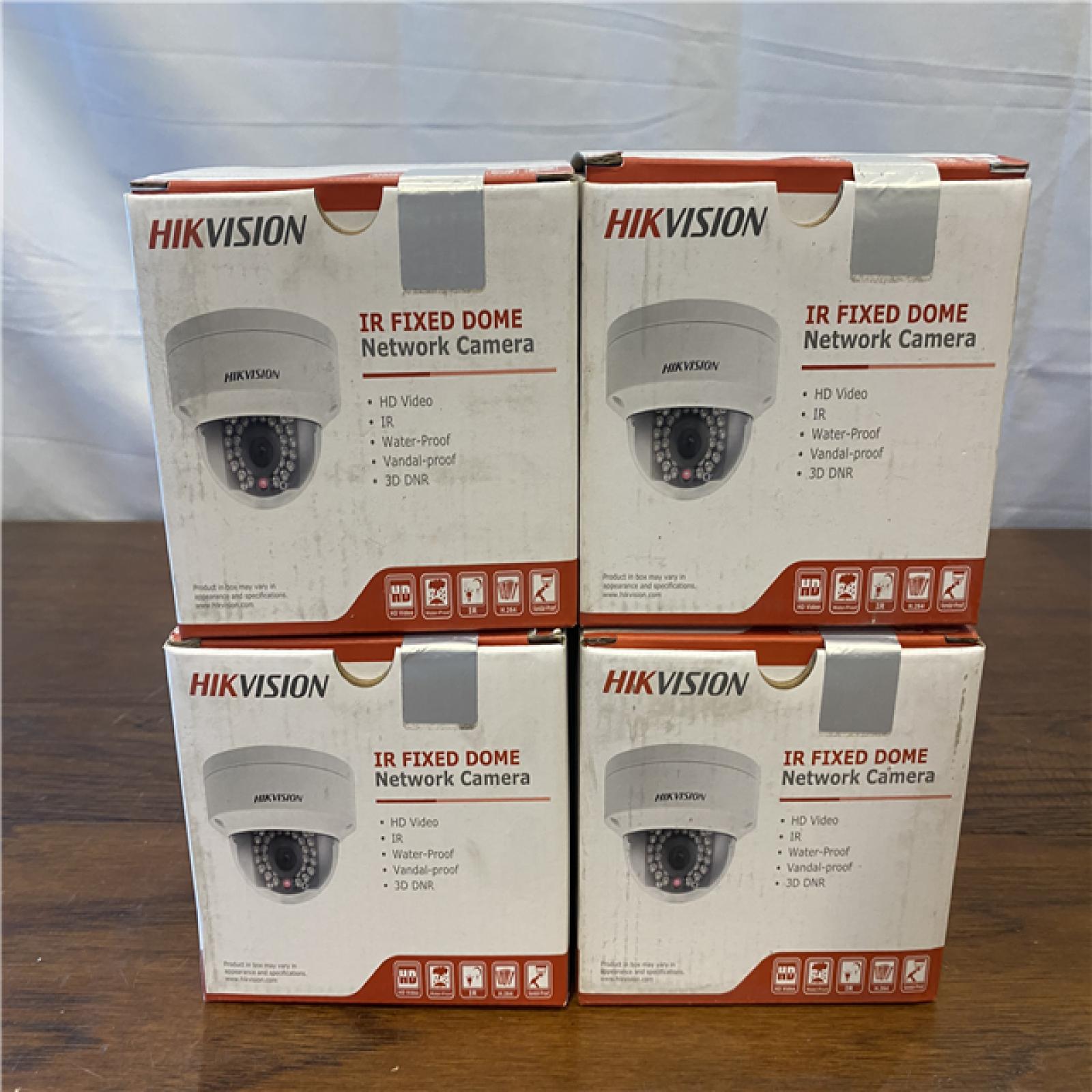 NEW! Hikvision DS-2CD2132F Network Dome Camera 3MP DS-2CD2132F-I ( 4 PACK )
