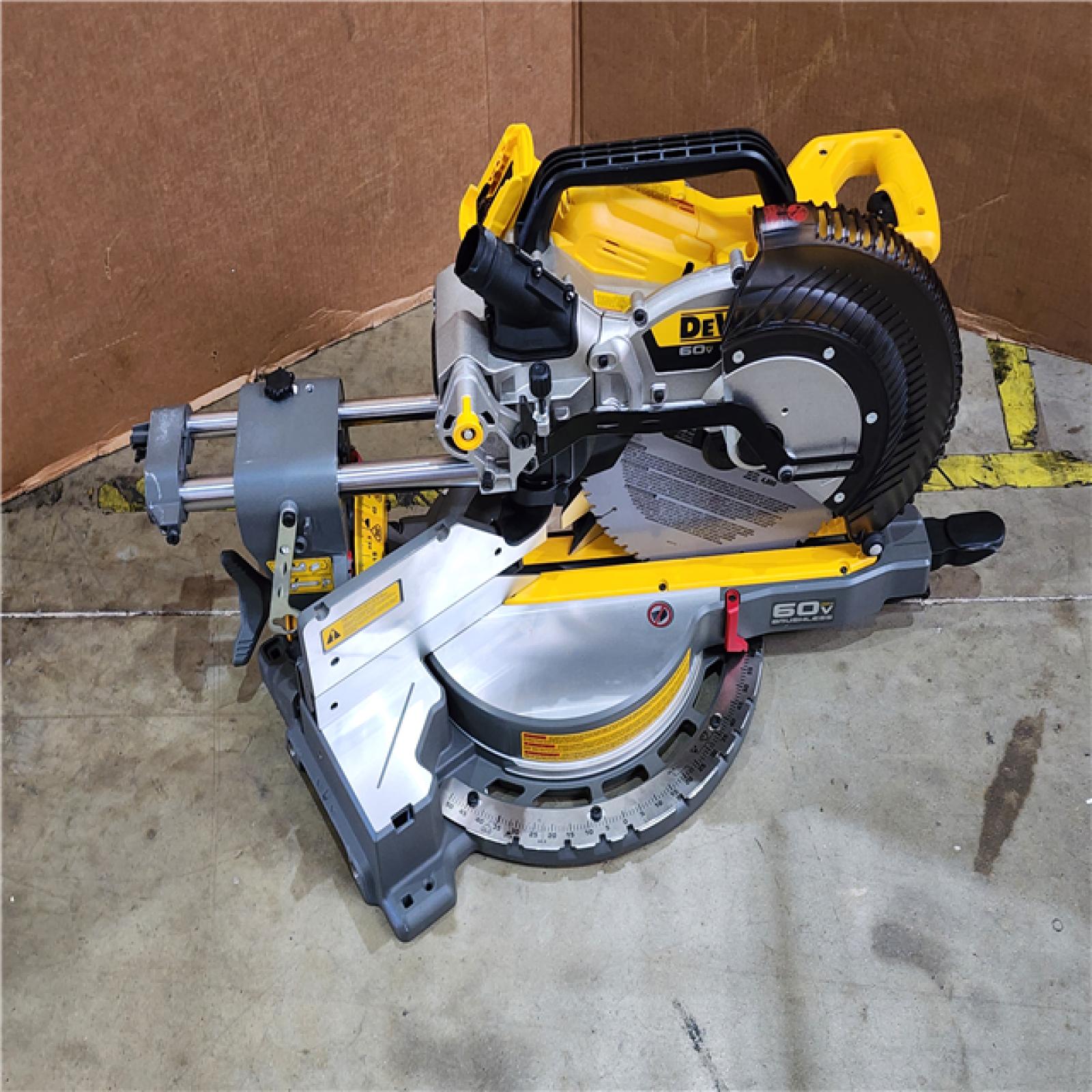 HOUSTON LOCATION - AS-IS DEWALT 60V Lithium-Ion 12 in. Cordless Sliding Miter Saw (Tool Only)