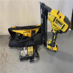 AS-IS - DEWALT 20V MAX XR Lithium-Ion Cordless 2-1/2 in. 15-Gauge Finish Nailer Kit