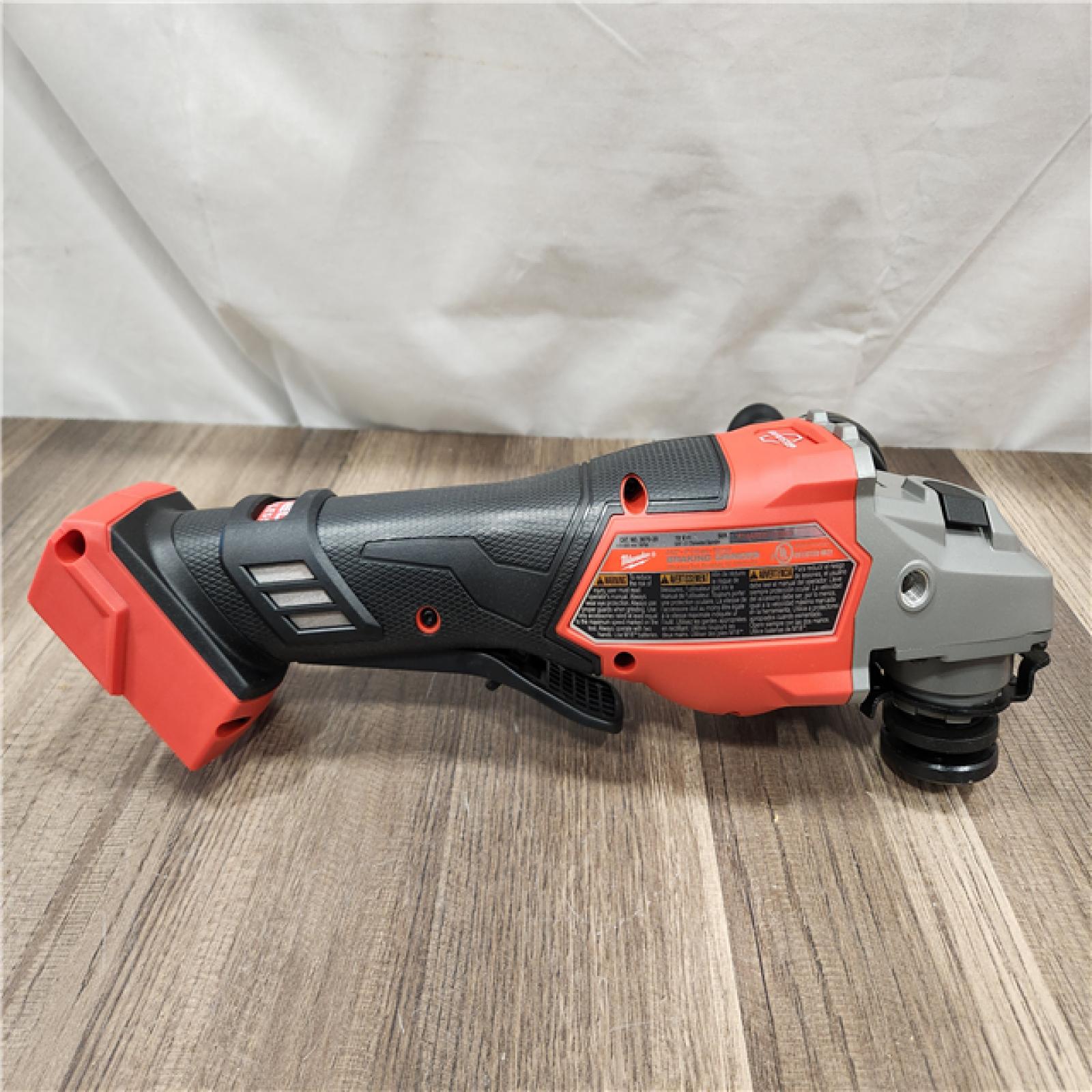 AS-IS- Milwaukee M18 FUEL 4-1/2-6 Cordless Braking Grinder  Paddle Switch (Tool-Only)