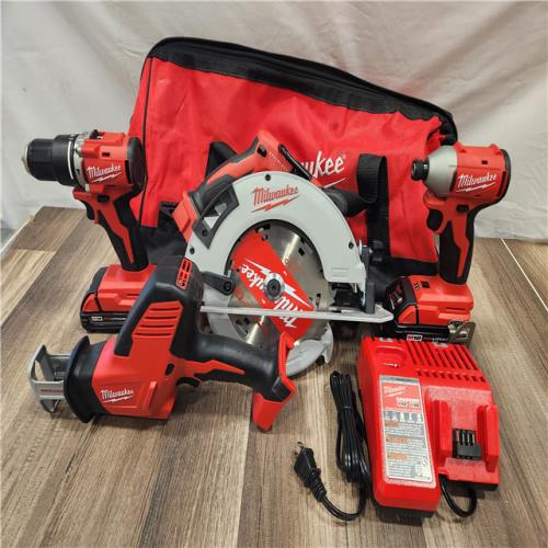AS-IS- Milwaukee M18 4-Tool Combo Kit