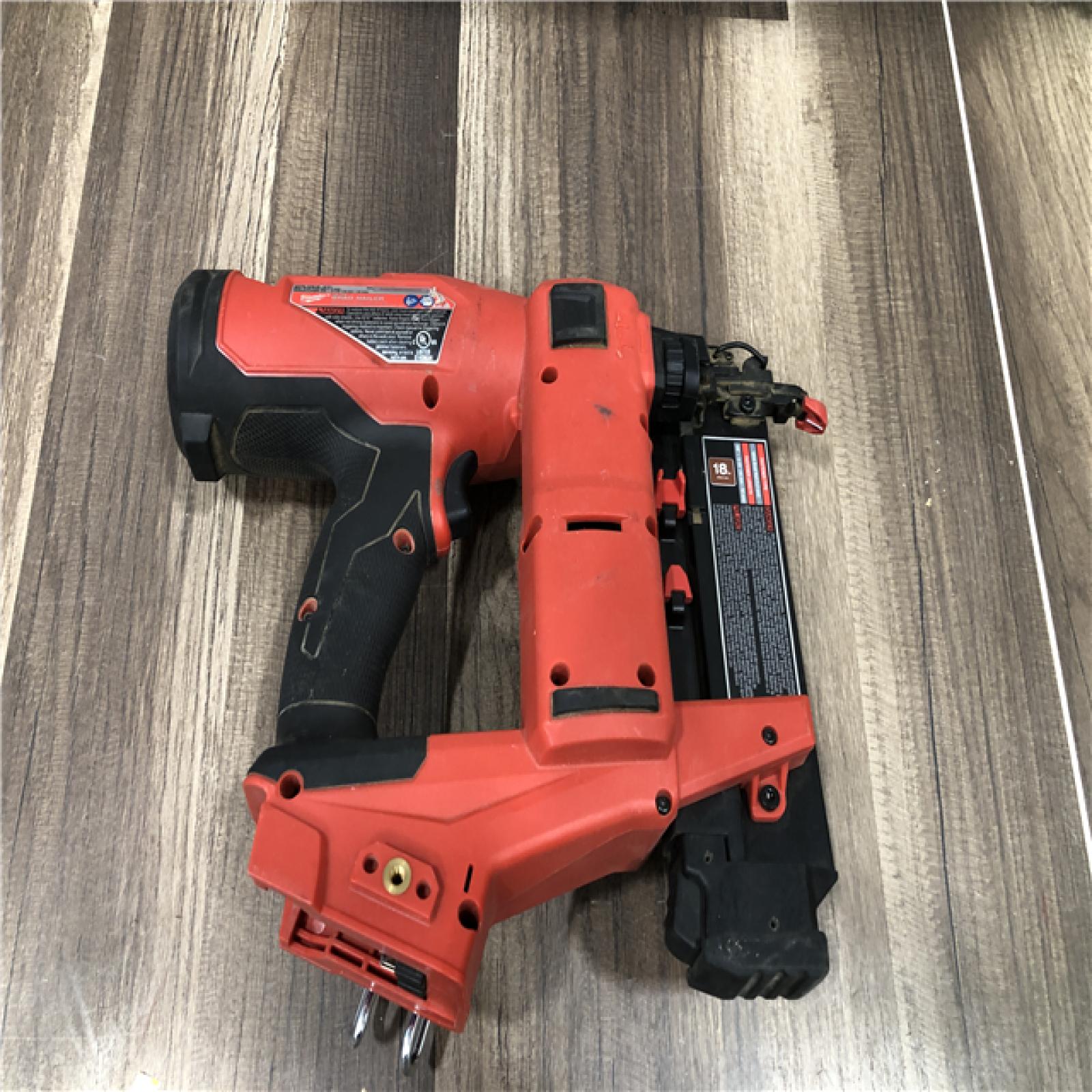 AS-IS Milwaukee  FUEL 18-Volt Lithium-Ion Brushless Cordless Gen II 18-Gauge Brad Nailer (Tool-Only)