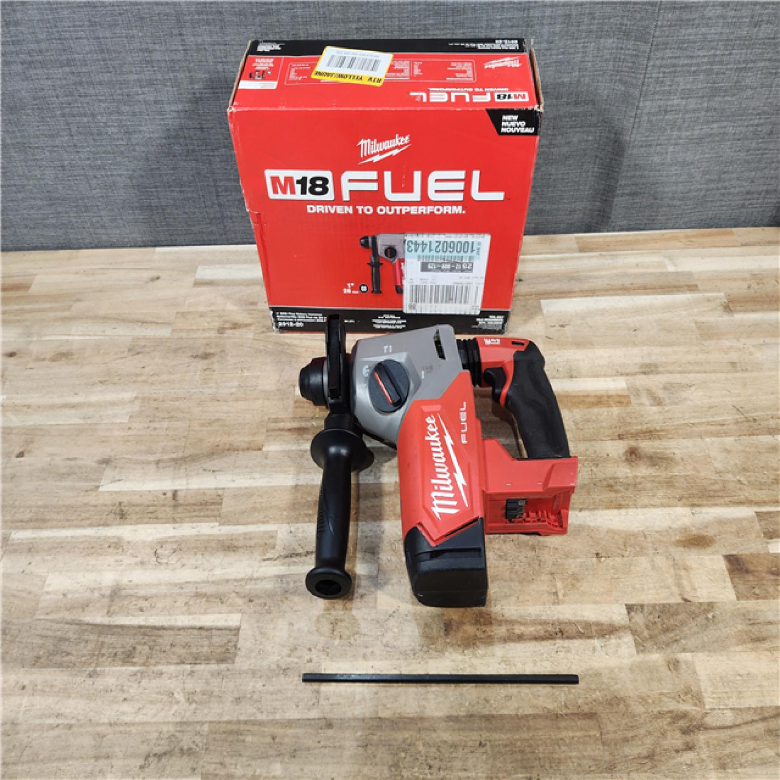 HOUSTON LOCATION - AS-IS Milwaukee  FUEL 18V Lithium-Ion Brushless Cordless 1 in. SDS-Plus Rotary Hammer (Tool-Only)