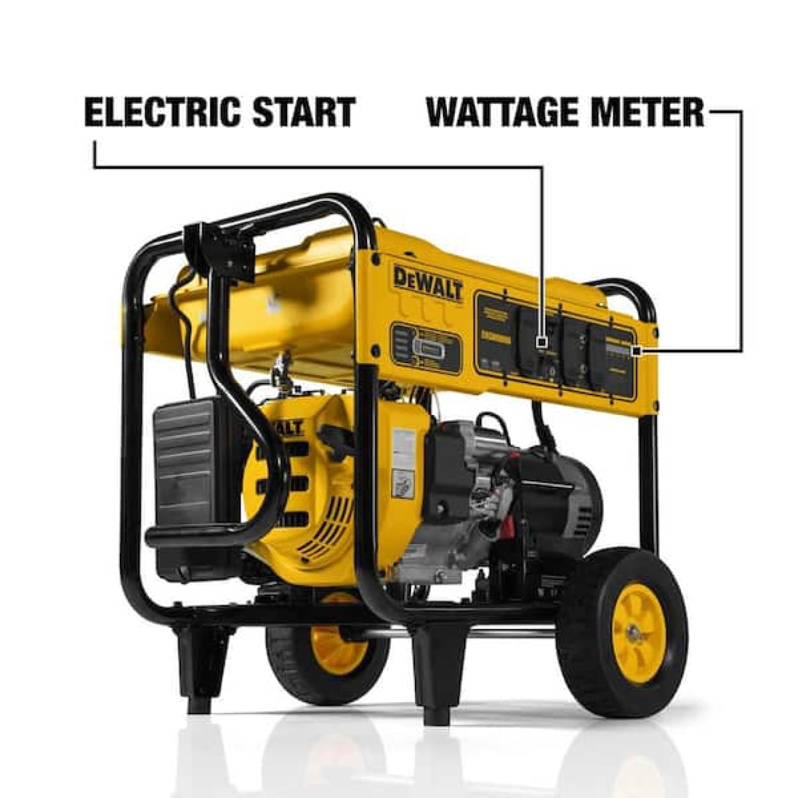 Phoenix NEW DEWALT 10 000/8 000-Watt Electric Start Gas Powered Portable Generator w/ CO protection for Jobsites and Home Power Outages