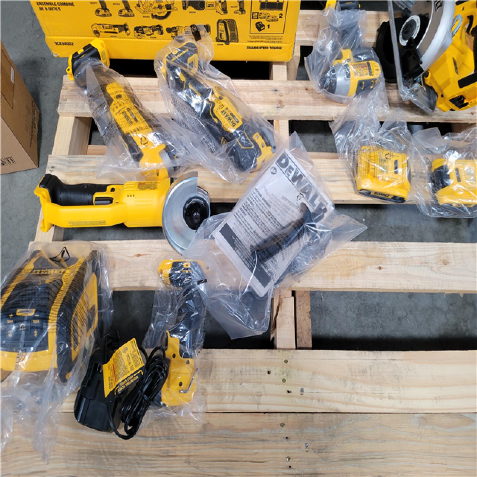 CALIFORNIA AS-IS DEWALT 9 TOOL COMBO KIT