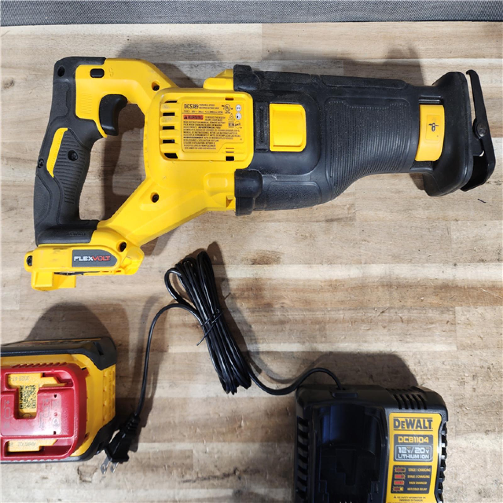 HOUSTON LOCATION - AS-IS FLEXVOLT 60V MAX Cordless Brushless Reciprocating Saw Kit with (1) FLEXVOLT 6.0Ah Battery