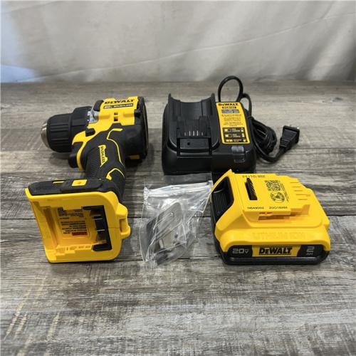 AS-IS DEWALT Atomic 20V Lithium-Ion Cordless Compact 1/2 in. Drill/Driver Kit