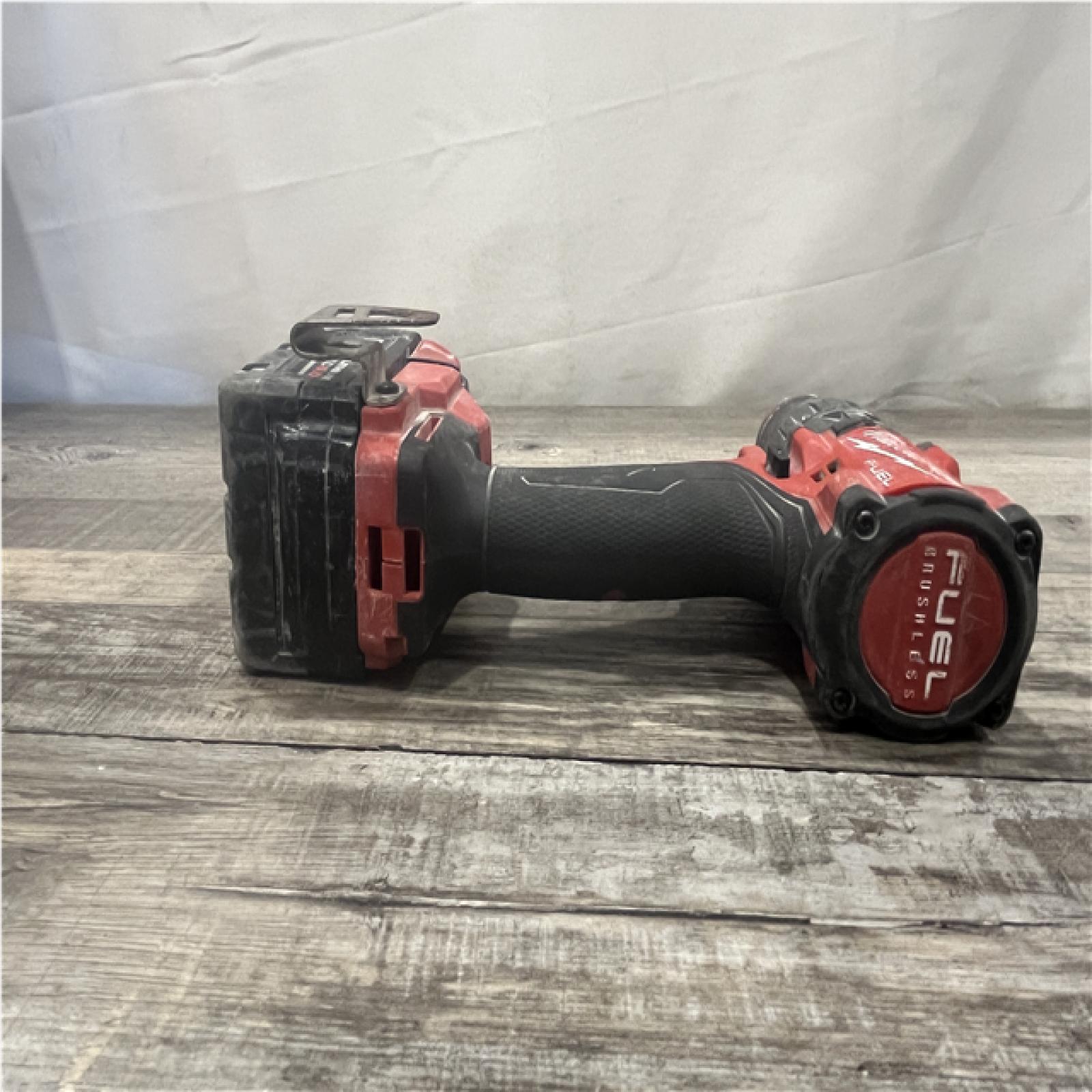 AS-IS Milwaukee FUEL 18V Lithium-Ion Brushless Cordless Hammer Drill and Impact Driver Combo Kit