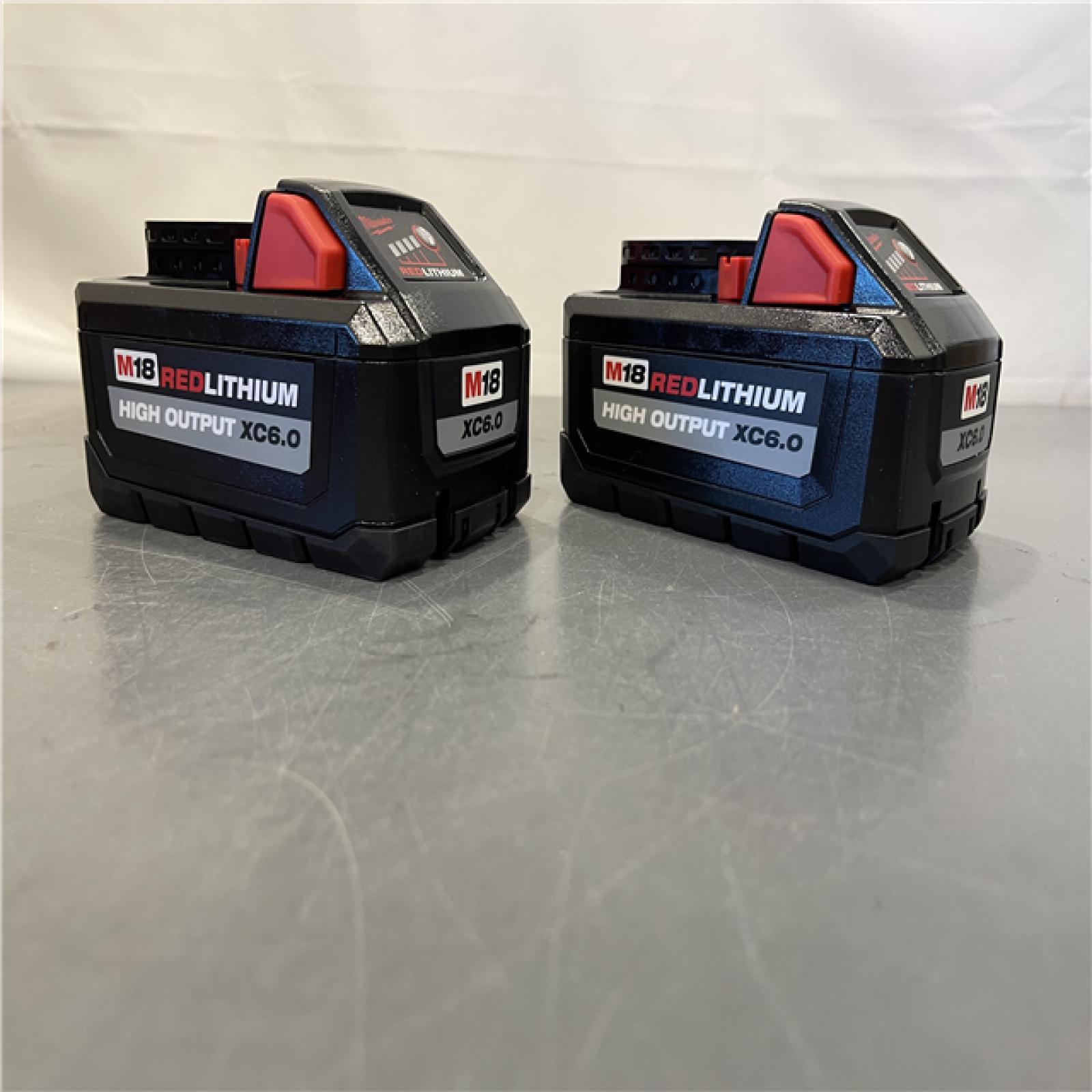AS-IS - Milwaukee 18-Volt Lithium-Ion High Output Starter Kit with Two 6.0 Ah Battery and Charger