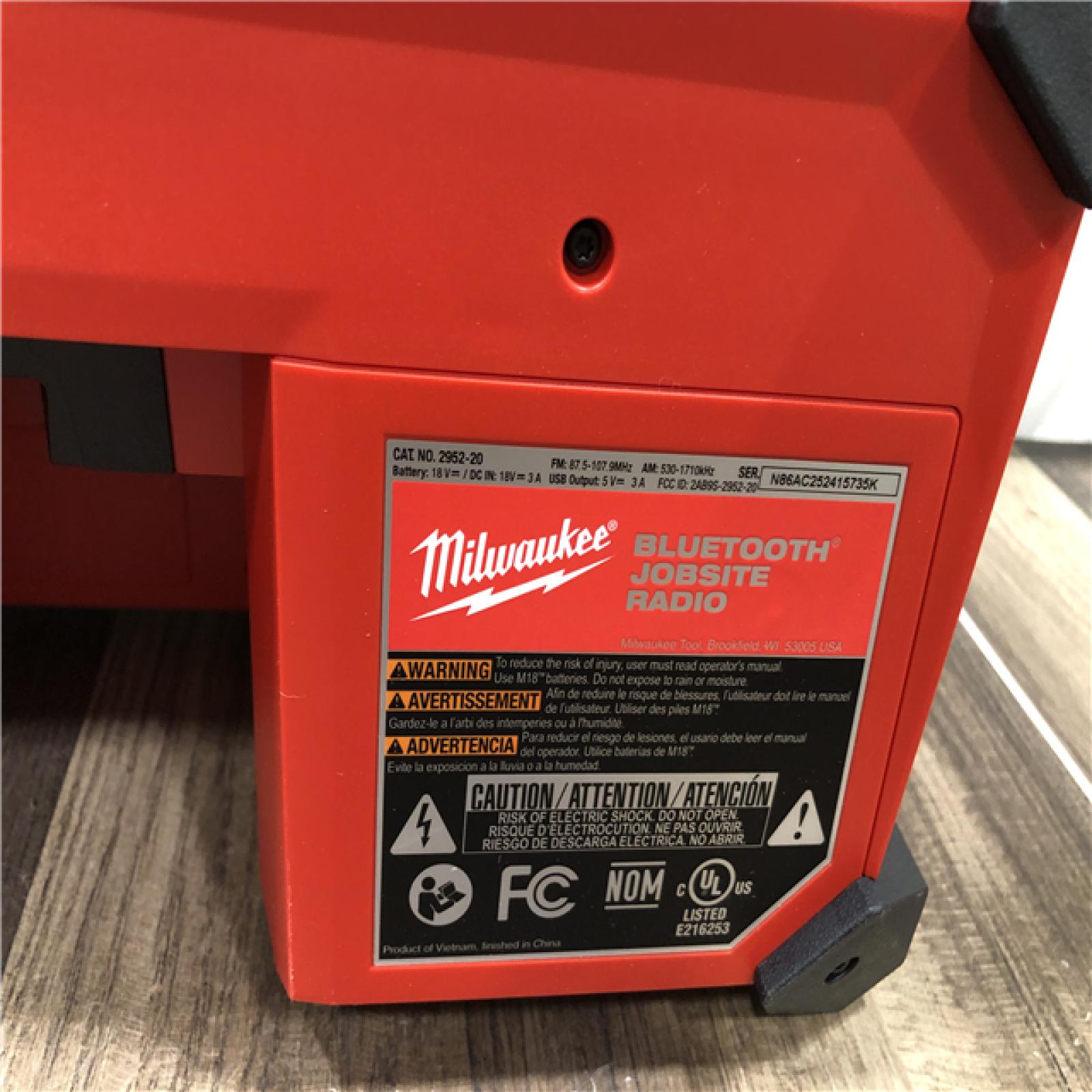 AS-IS Milwaukee M18 18V Lithium-Ion Cordless Jobsite Radio